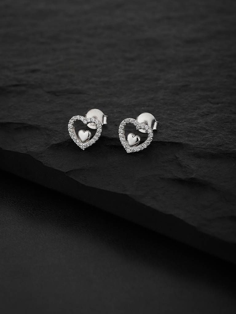 925 Sterling Silver Earrings-Vane378 : VANE378