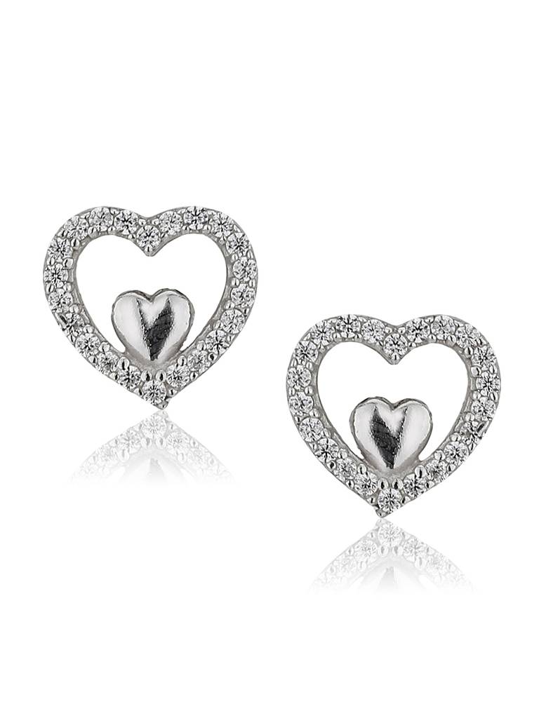 925 Sterling Silver Earrings-Vane378 : VANE378