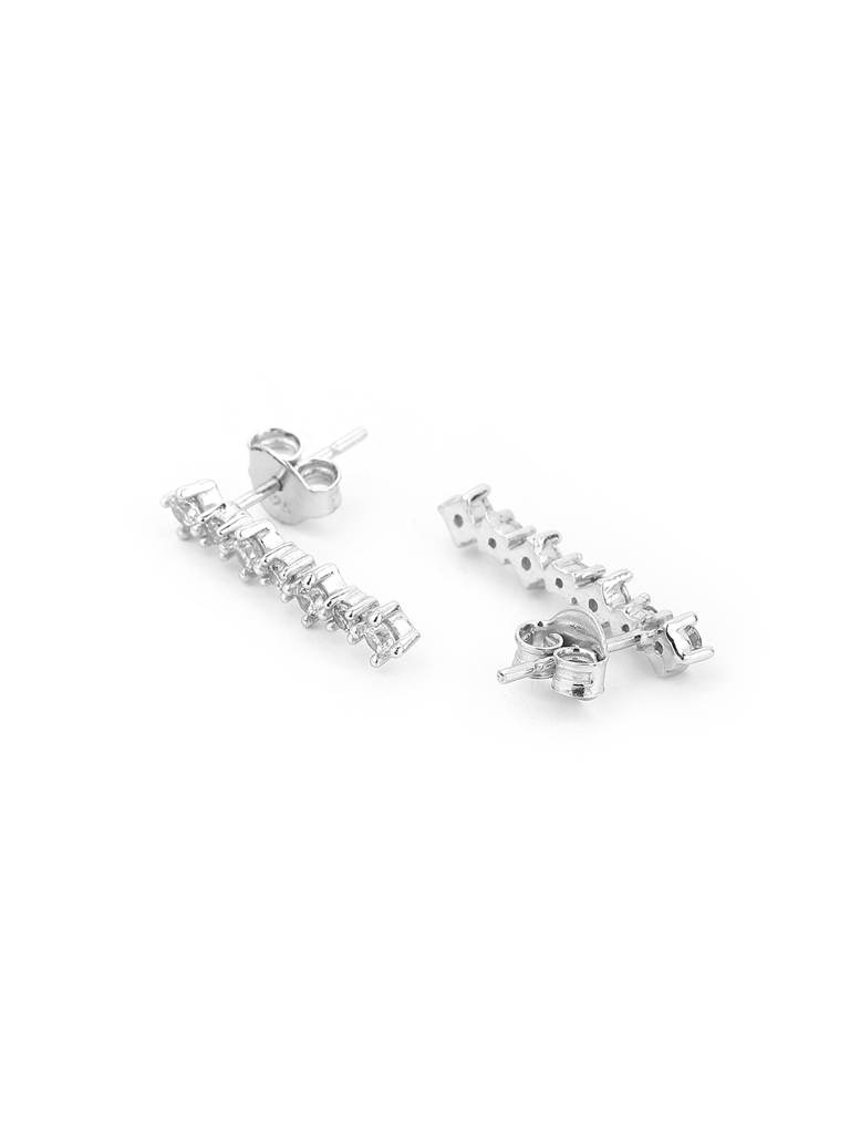 925 Sterling Silver Earrings-Vane391 : VANE391