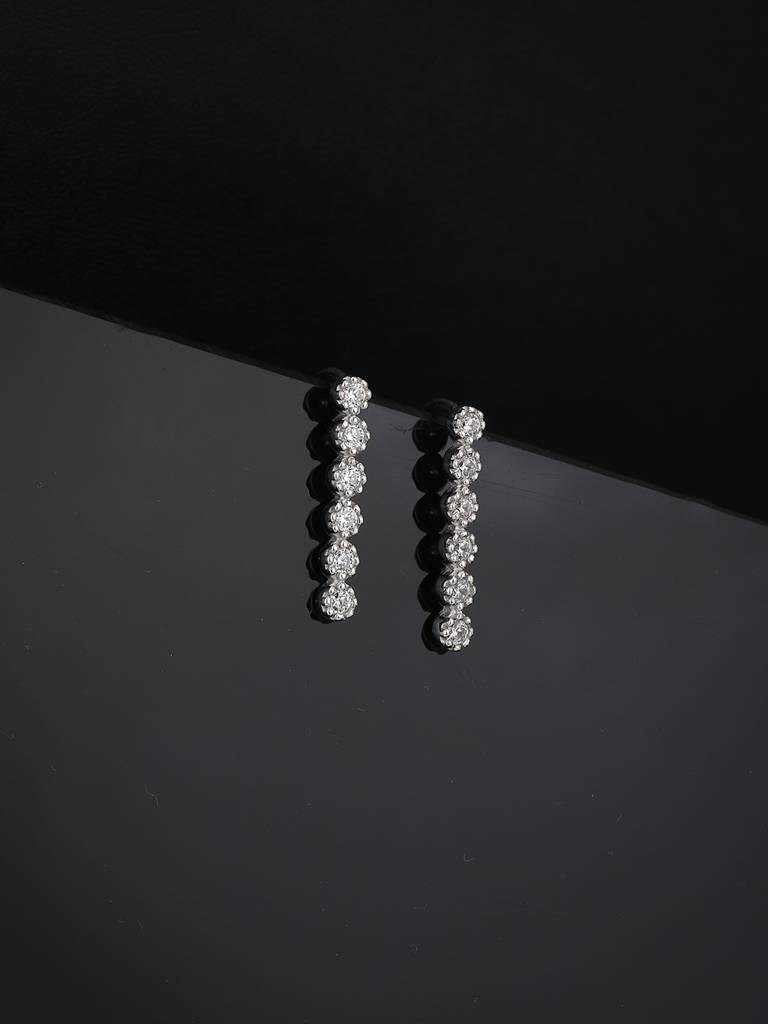 925 Sterling Silver Earrings-Vane393 : VANE393