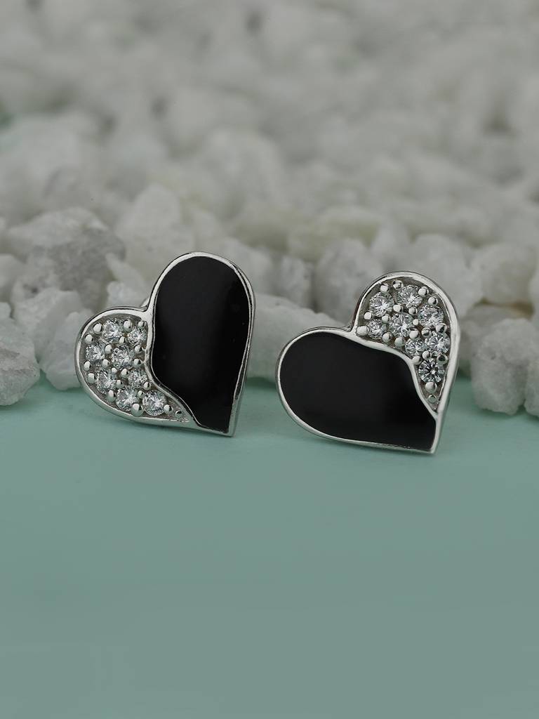 925 Sterling Silver Earrings-Vane490 : VANE490