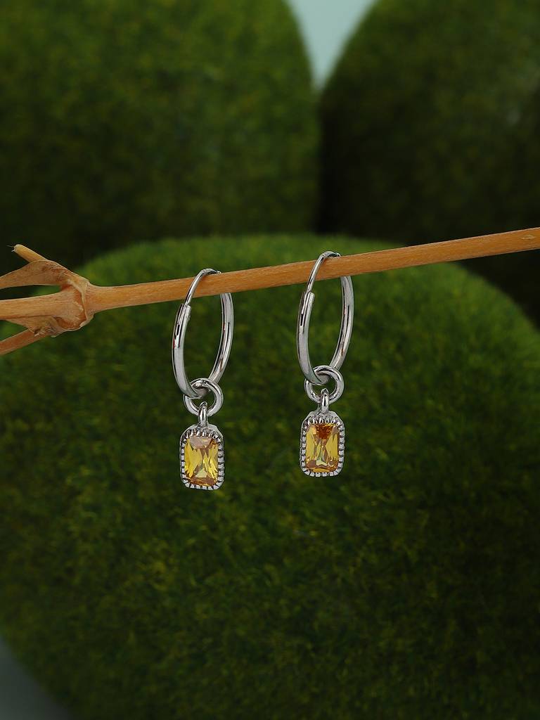 925 Sterling Silver Earrings-Vane498 : VANE498