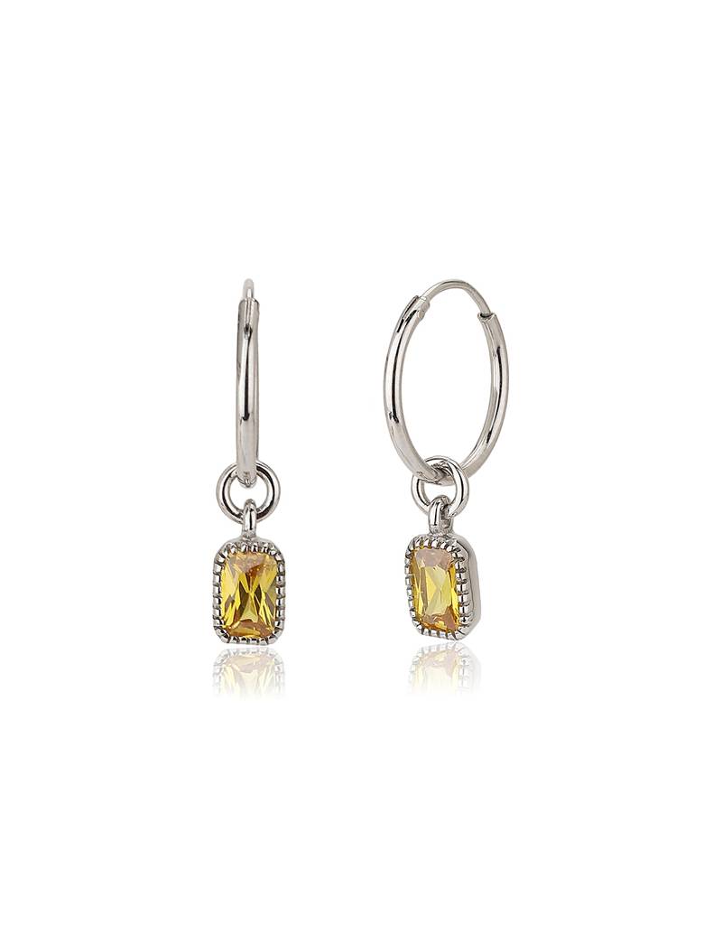 925 Sterling Silver Earrings-Vane498 : VANE498