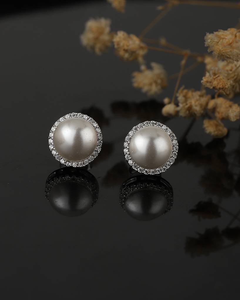 925 Sterling Silver Earrings-Vane621 : VANE621