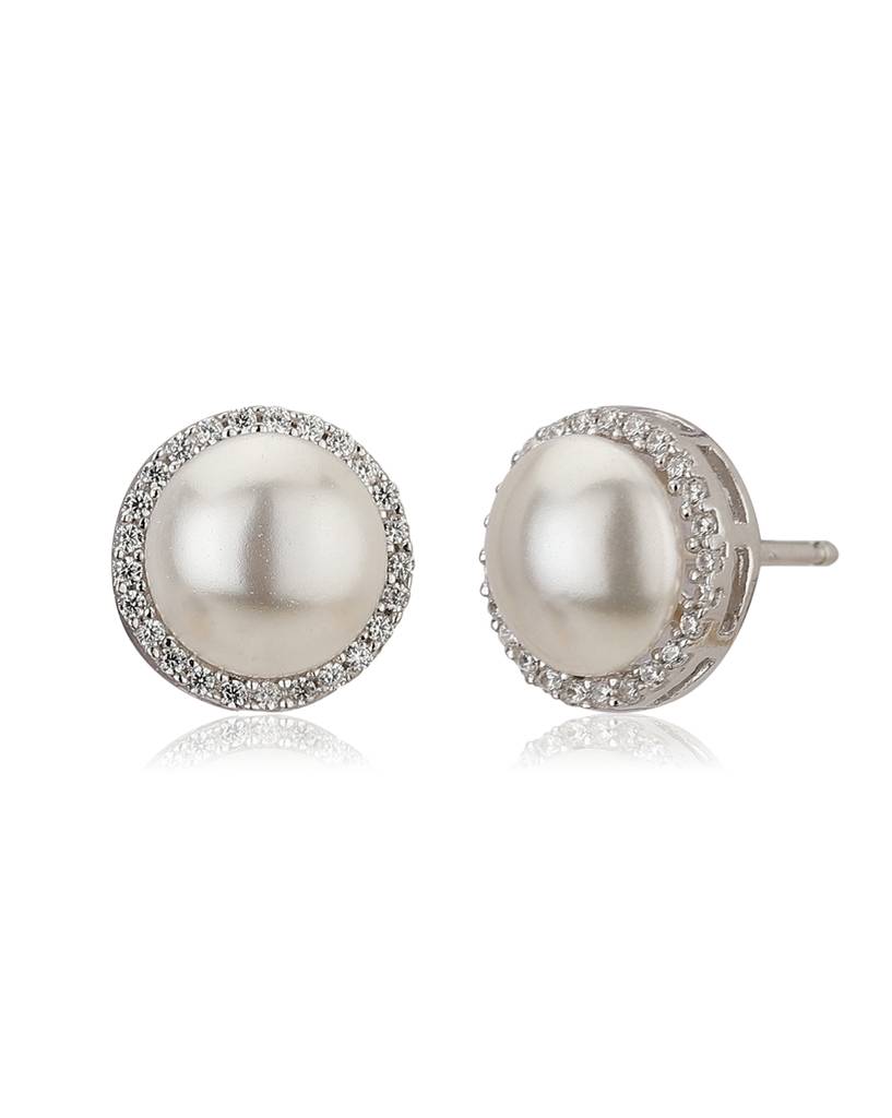 925 Sterling Silver Earrings-Vane621 : VANE621
