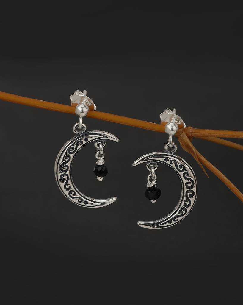 925 Sterling Silver Earrings-Vane635 : VANE635