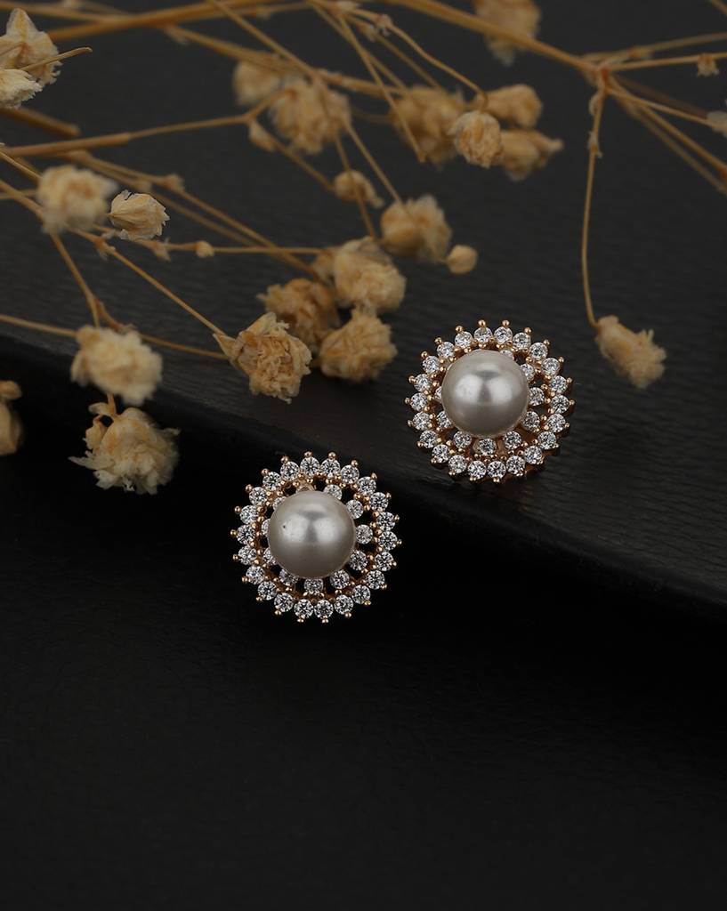 925 Sterling Silver Earrings-Vane659 : VANE659