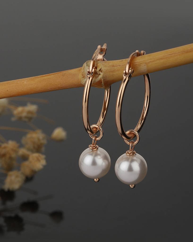 925 Sterling Silver Earrings-Vane665 : VANE665