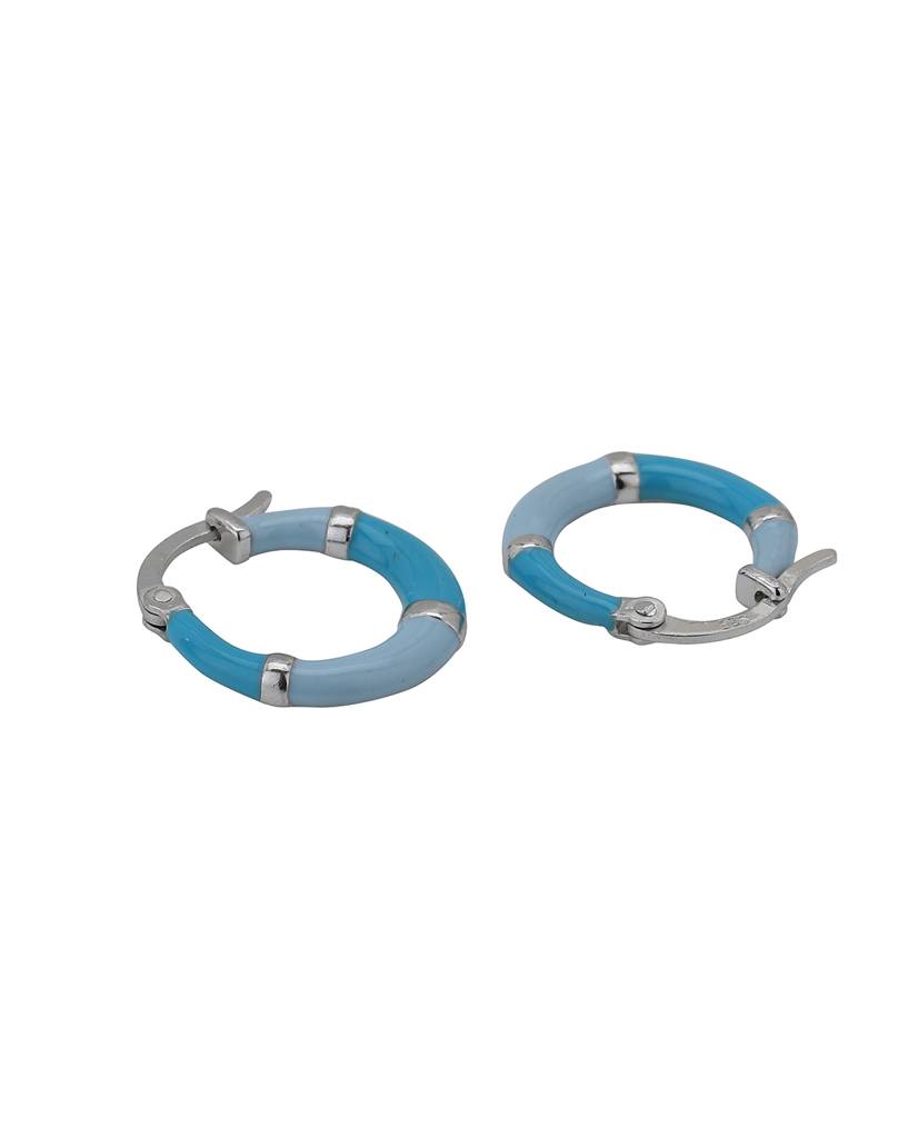 925 Sterling Silver Earrings-Vane733 : VANE733