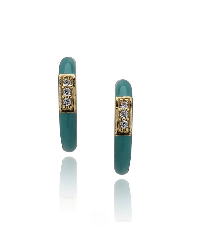 925 Sterling Silver Earrings-Vane739 : VANE739