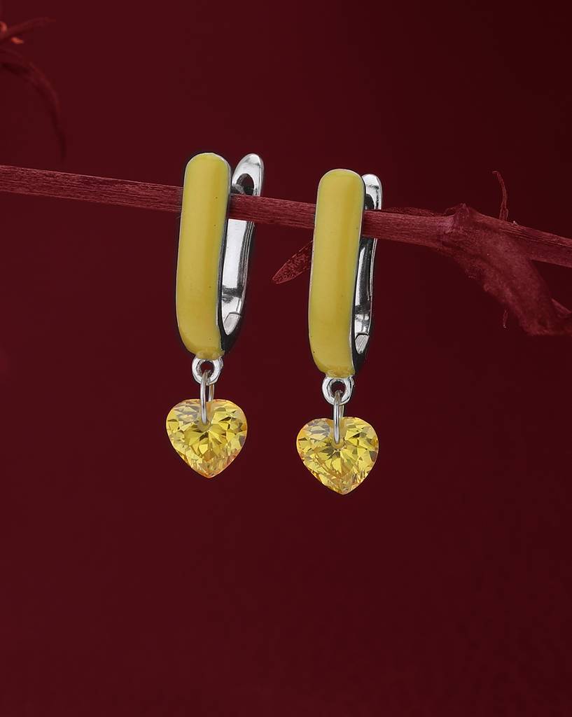 925 Sterling Silver Earrings-Vane745 : VANE745
