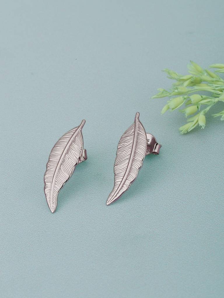 925 Sterling Silver Earrings-Vane783 : VANE783