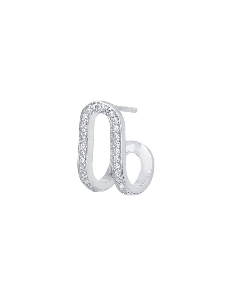 925 Sterling Silver Earrings-Vane792 : VANE792