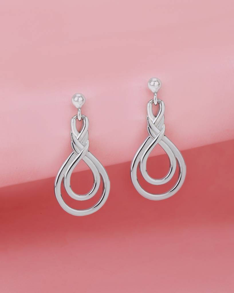 925 Sterling Silver Earrings-Vane797 : VANE797
