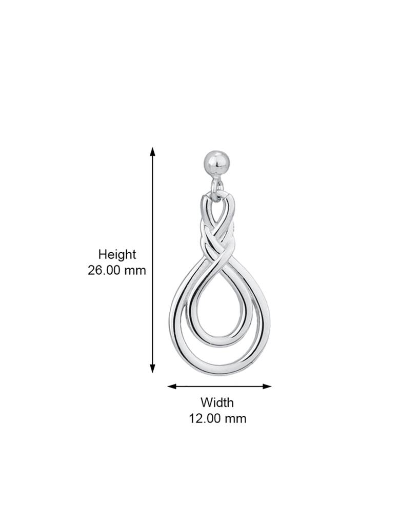 925 Sterling Silver Earrings-Vane797 : VANE797