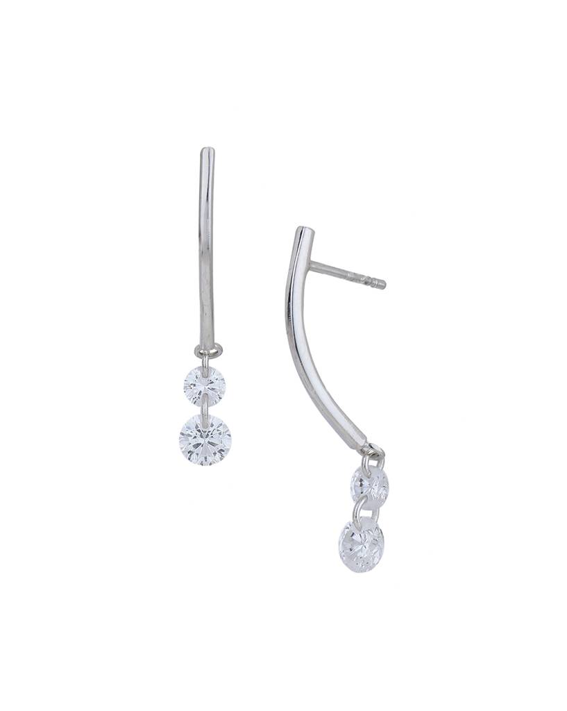 925 Sterling Silver Earrings-Vane890 : VANE890