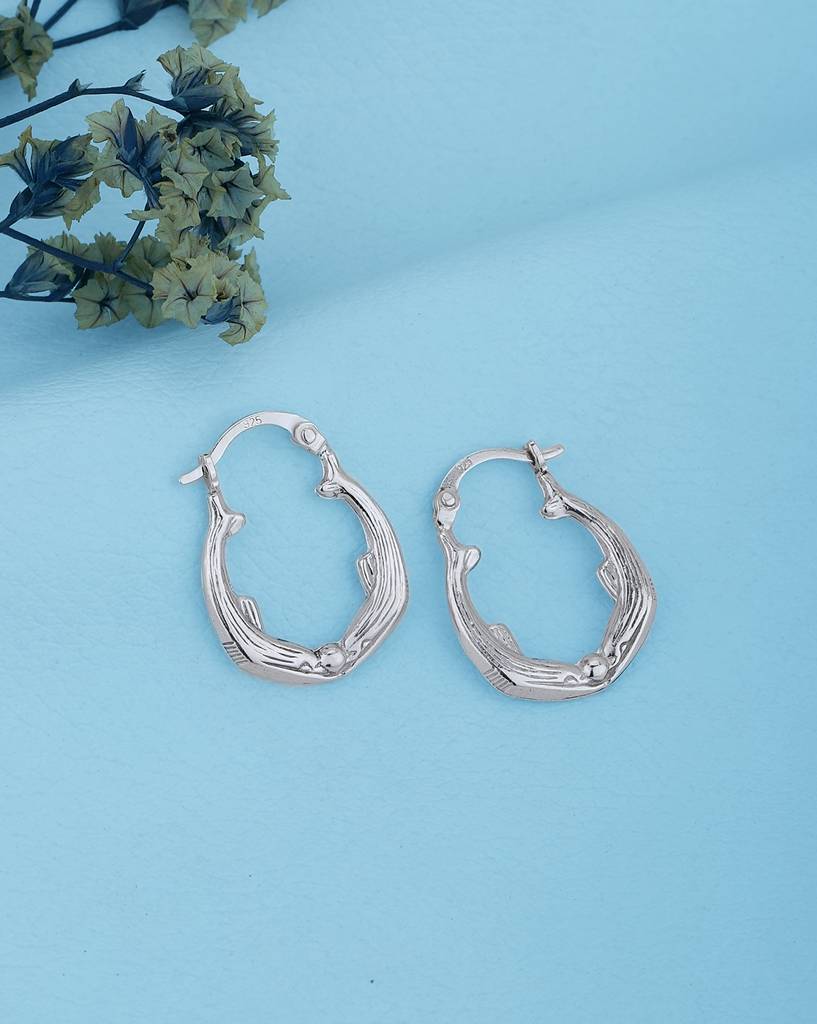 925 Sterling Silver Earrings-Vane895 : VANE895