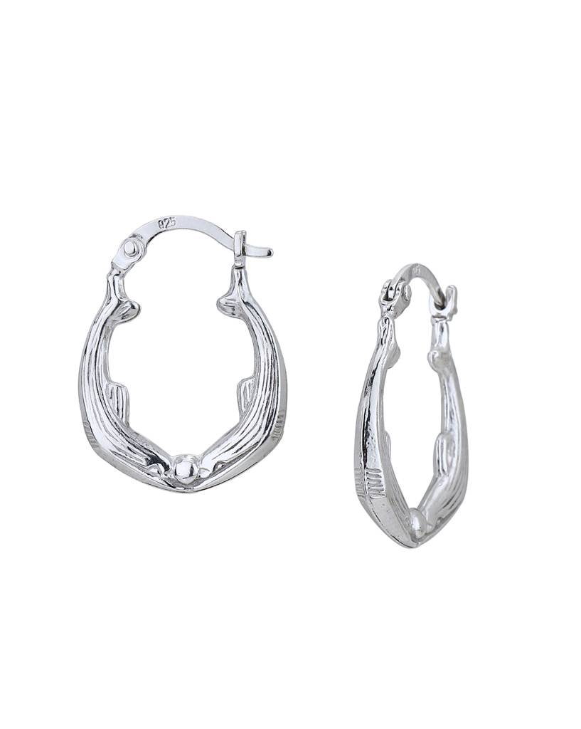 925 Sterling Silver Earrings-Vane895 : VANE895