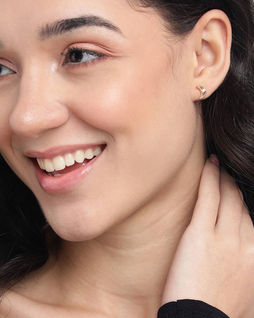 925 Sterling Silver Earrings-Vane896 : VANE896