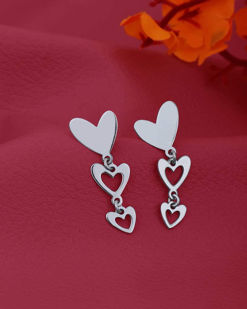 925 Sterling Silver Earrings-Vane899 : VANE899