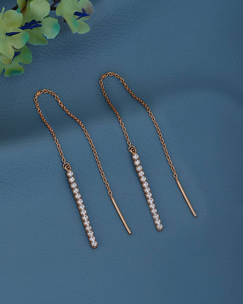 925 Sterling Silver Earrings-Vane901 : VANE901