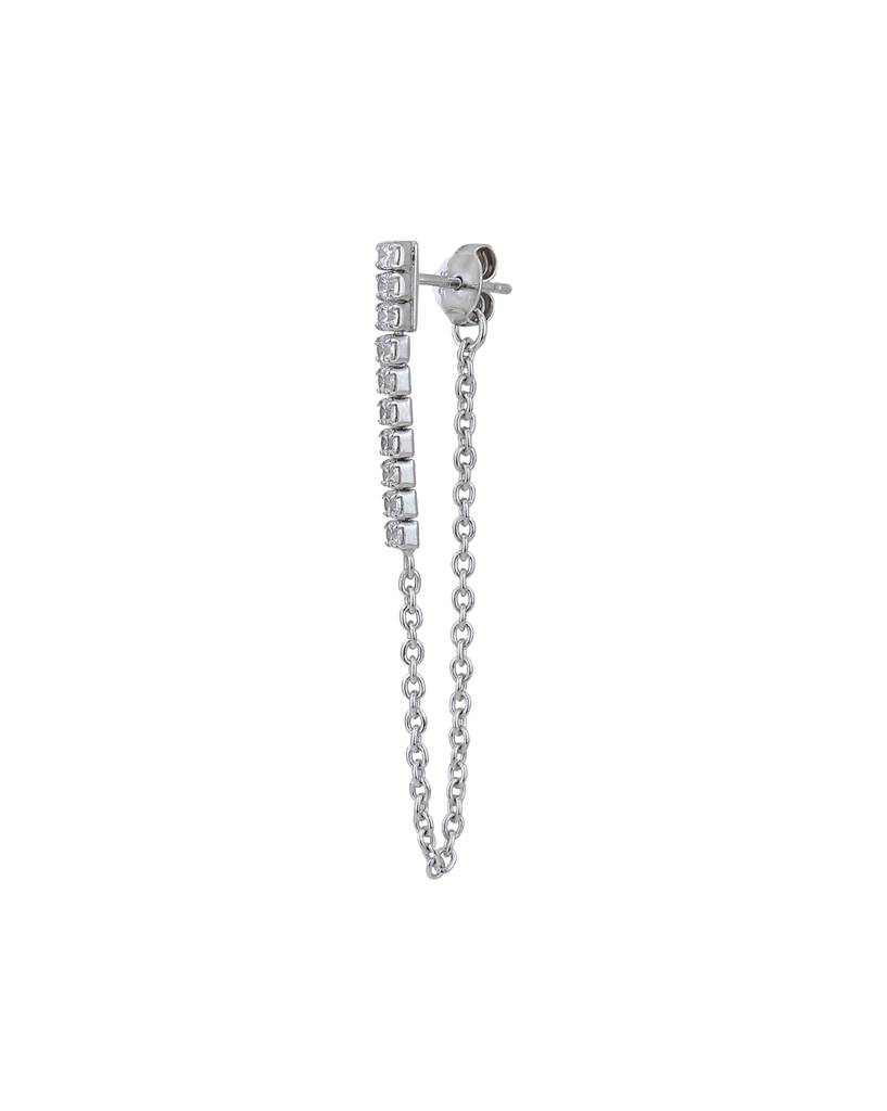 925 Sterling Silver Earrings-Vane902 : VANE902