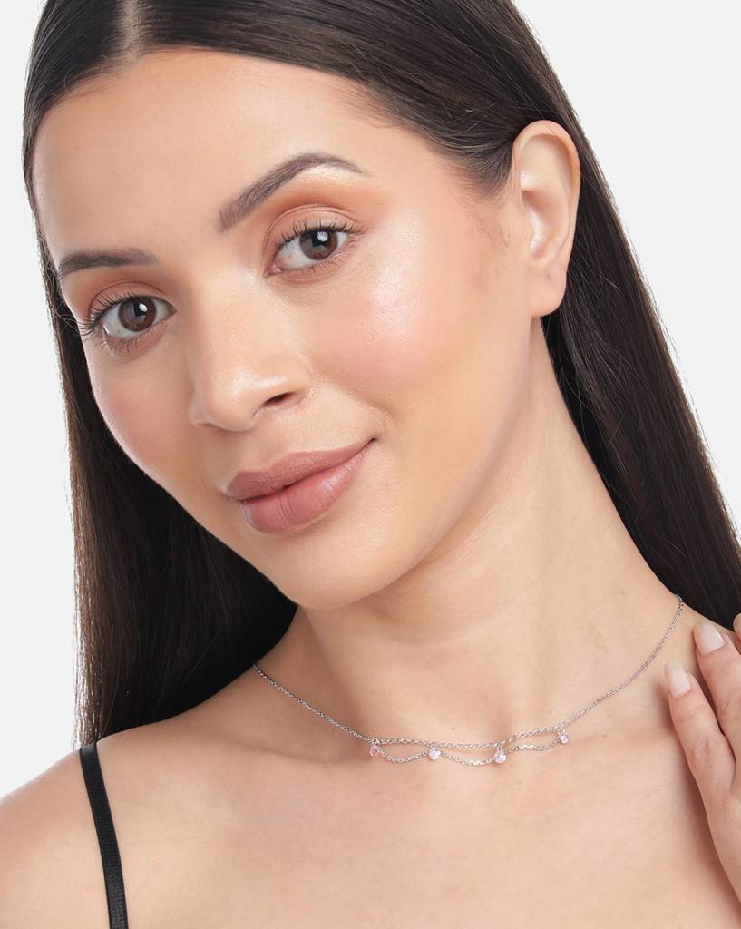 Vanbelle 925 Sterling Silver Necklace And Chains-Vann908 : VANN908