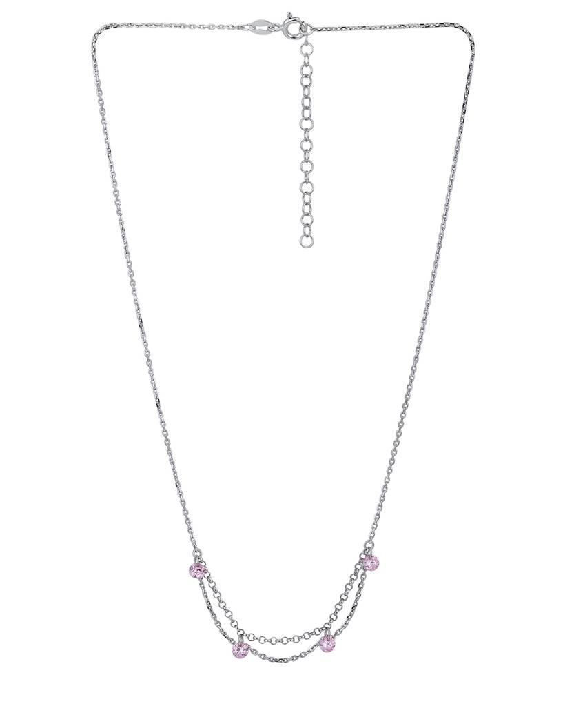 Vanbelle 925 Sterling Silver Necklace And Chains-Vann908 : VANN908