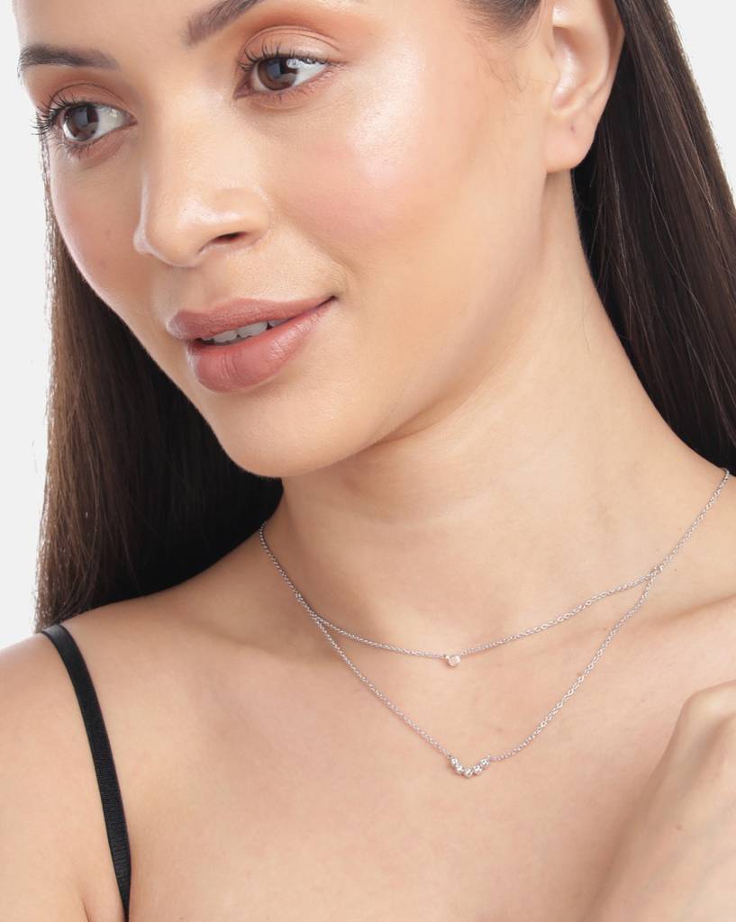 Vanbelle 925 Sterling Silver Necklace And Chains-Vann910 : VANN910