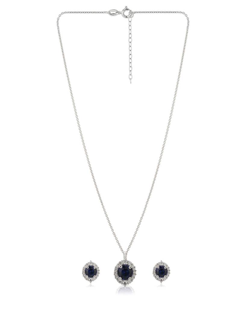 Vanbelle 925 Sterling Silver Jewellery Set-Vans531 : VANS531