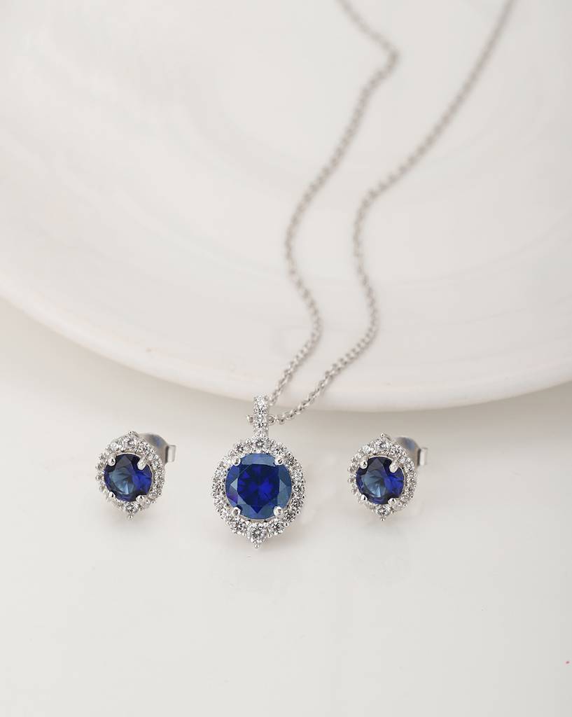 Vanbelle 925 Sterling Silver Jewellery Set-Vans531 : VANS531