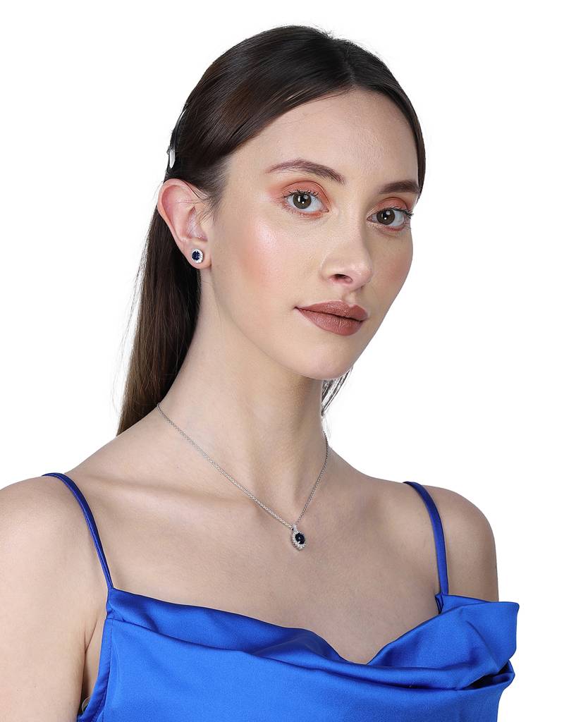 Vanbelle 925 Sterling Silver Jewellery Set-Vans531 : VANS531