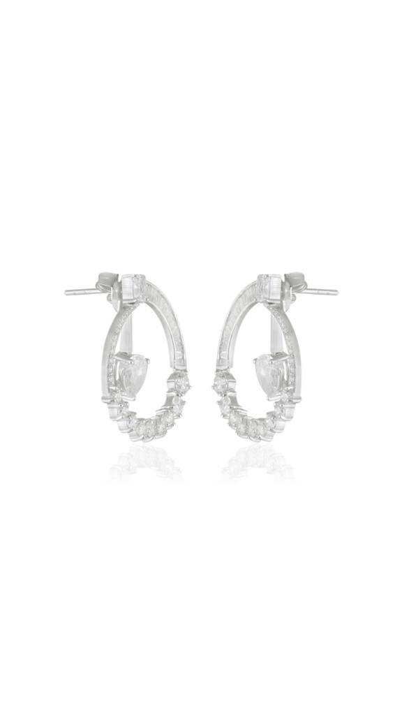 Cz Orbit Hoops : VAP24HP02