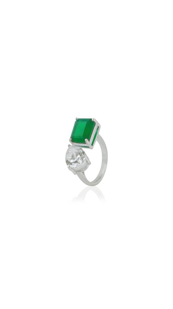 Radiant Emerald Promise Ring : VAP24RG01