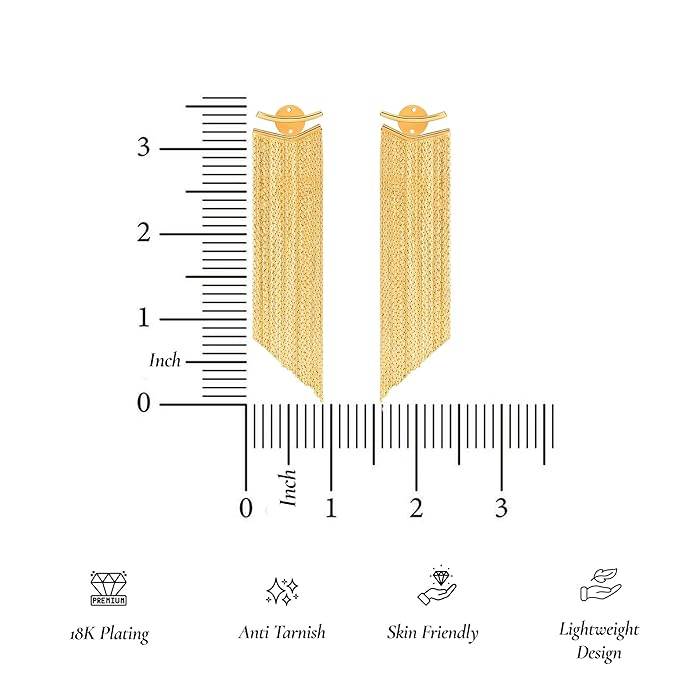 Aria Tassel Dangle Earrings For Women And Girls : VARARAGD