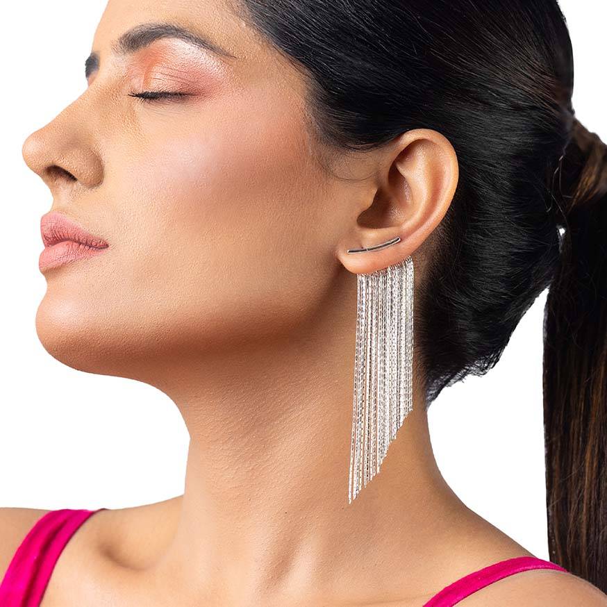 Aria Tassel Dangle Earrings For Women And Girls : VARARASL
