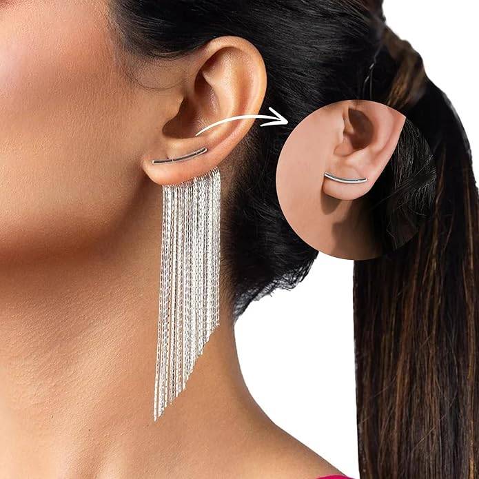 Aria Tassel Dangle Earrings For Women And Girls : VARARASL