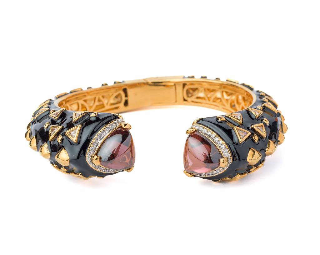 Vivinia By Vidhi Mehra Florence Gold Plated Red Womens Kada -Vb798 : VB798