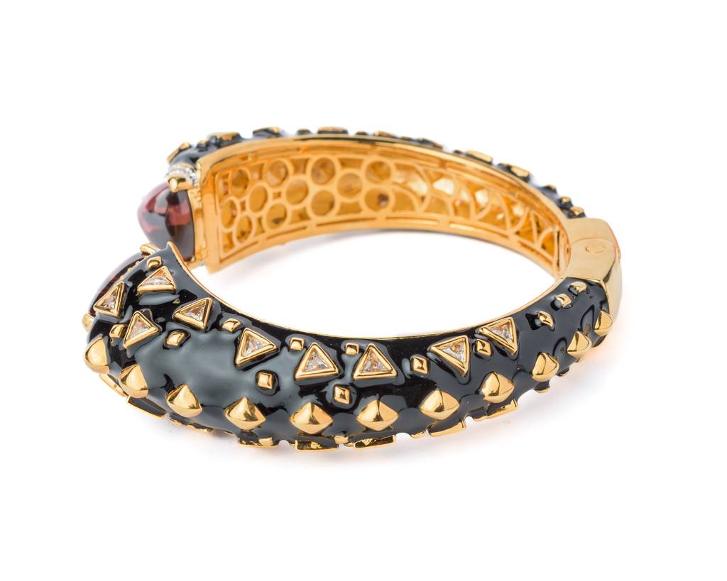 Vivinia By Vidhi Mehra Florence Gold Plated Red Womens Kada -Vb798 : VB798