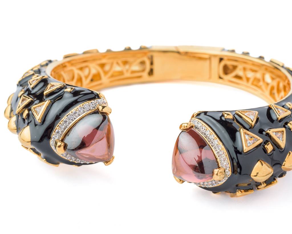 Vivinia By Vidhi Mehra Florence Gold Plated Red Womens Kada -Vb798 : VB798