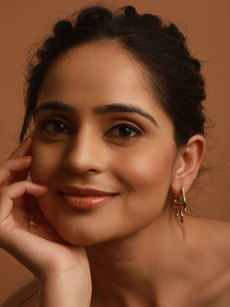 Golden Drip Earrings : ER-003