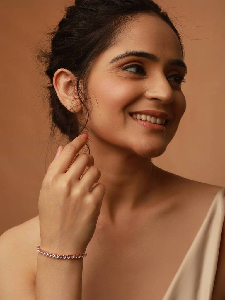 Rose Gold Blush Bracelet : BR-003