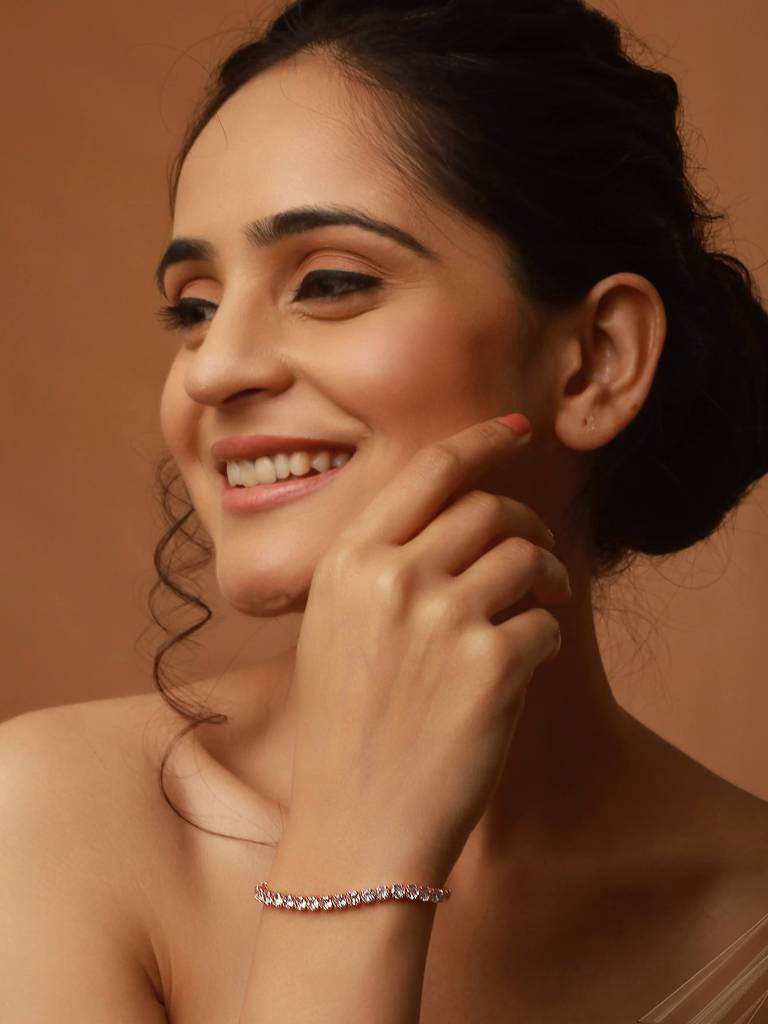 Rose Gold Blush Bracelet : BR-003