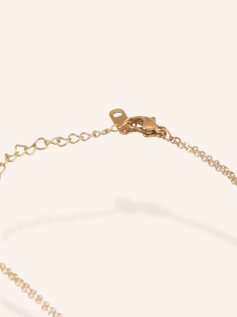 Triple Diamond Drop Necklace : NL-006