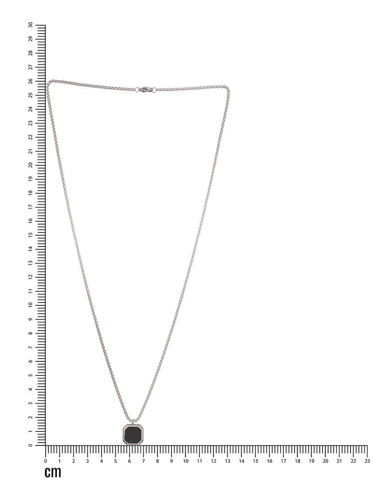 Men Silver-Plated Chain Necklace & Pendant : JSMNL1