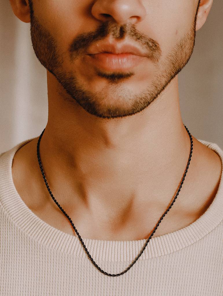 Men Minimal Stainless Steel Chain : JSMNL10
