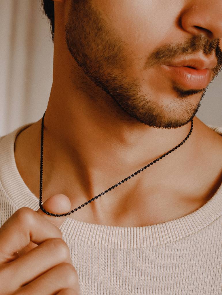 Men Minimal Stainless Steel Chain : JSMNL10