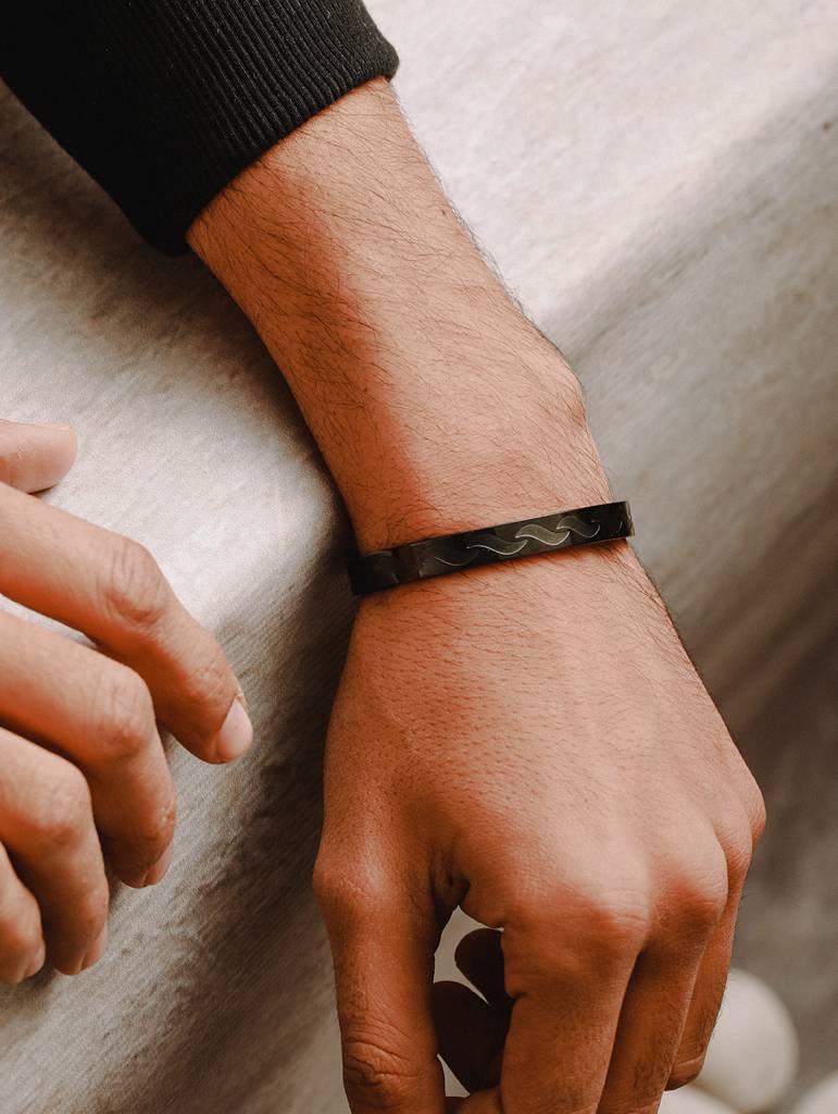 Men Stainless Steel Kada Bracelet : JSMBR40