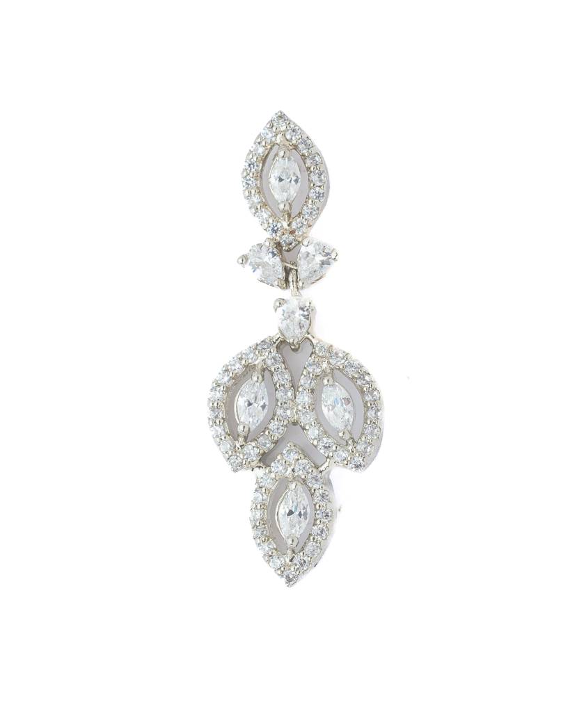 Vivinia By Vidhi Mehra Silver Plated Womens Pair Of Drop Earrings-Ve058 : VE058