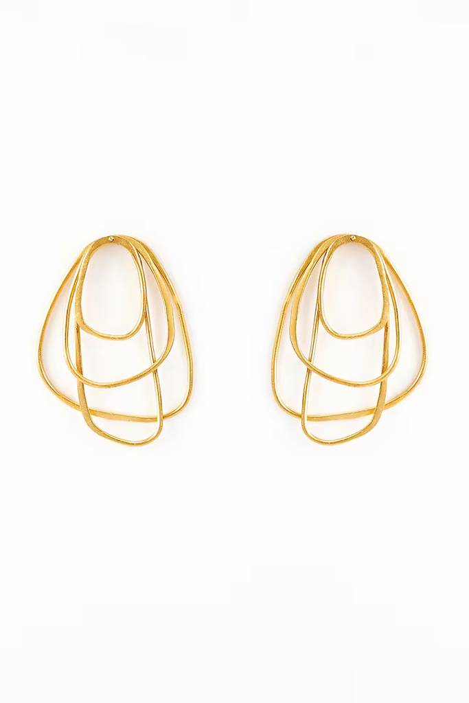 Vivinia By Vidhi Mehra Florence Gold Plated Contemporary Womens Pair Of Danglers Earrings (Freesize)-Ve915 : VE915